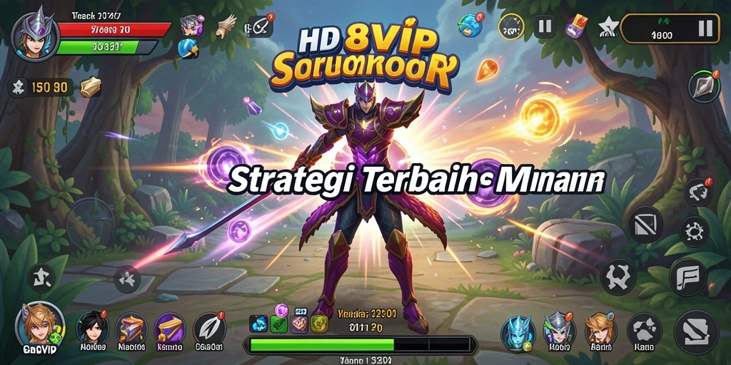 Tampilan screenshot permainan 8SVIP yang menegangkan dan strategis.