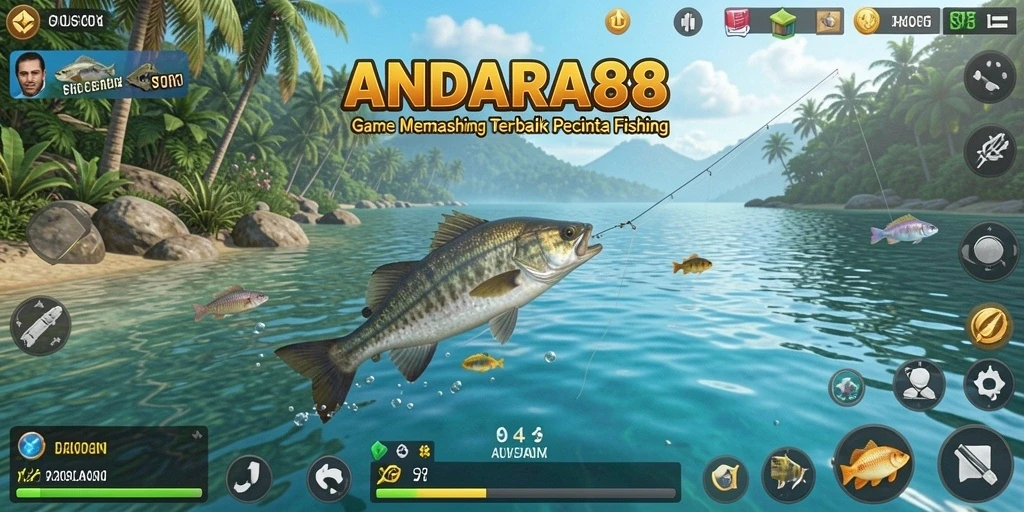 Gameplay seru menangkap ikan di ANDARA88 dengan grafik memukau.