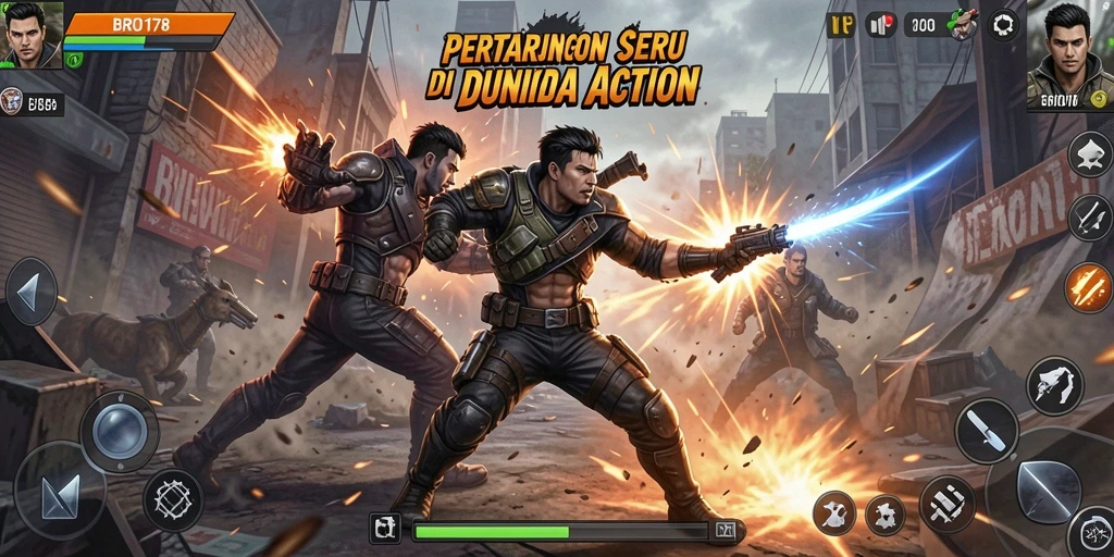 Tampilan aksi memukau dalam gameplay BRO178.