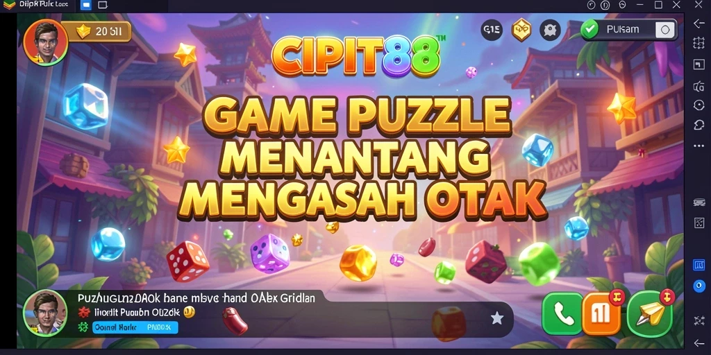 Tampilan gameplay seru penuh teka-teki menantang di CIPIT88.