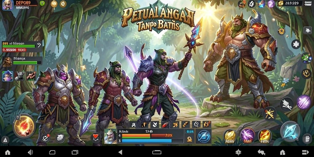 Tampilan gameplay DEPO89 yang mendebarkan dalam dunia MMORPG.