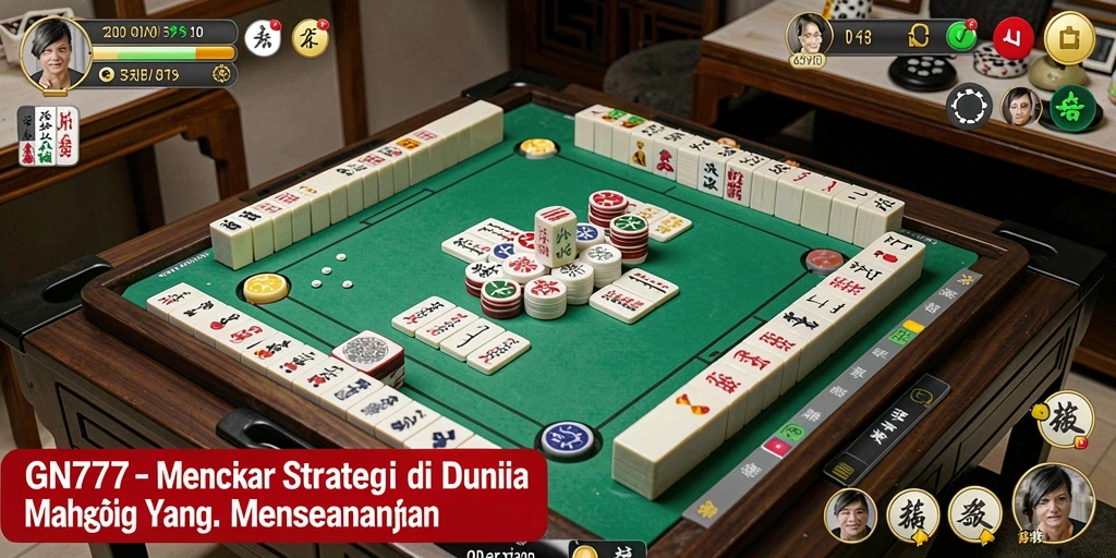 Screenshot gameplay GN777 yang menampilkan aksi seru permainan Mahjong.