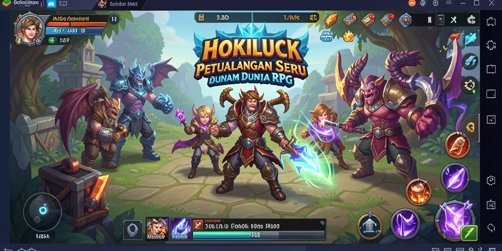 Tampilan gameplay HOKILUCK yang menakjubkan dan memikat.