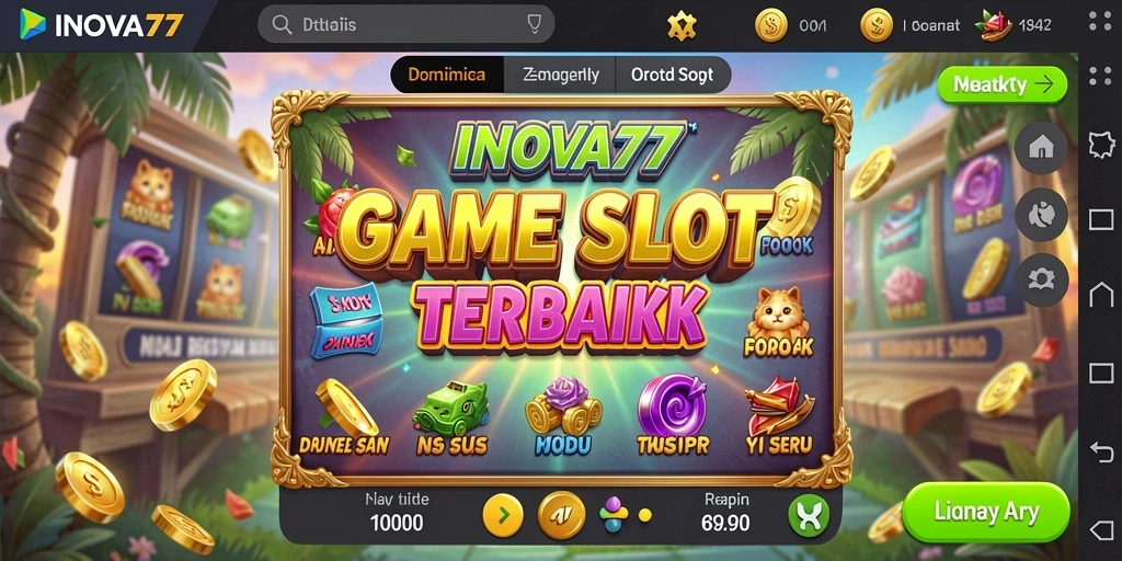 Tampilan gameplay Slot yang menarik di INOVA77.