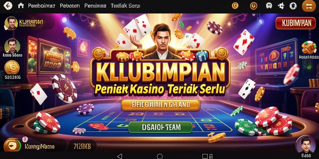 Tampilan gameplay seru yang menampilkan berbagai permainan Kasino.