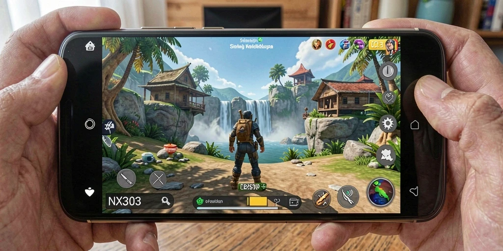 Tampilan screenshot gameplay NX303 yang menampilkan simulasi kehidupan yang menarik.