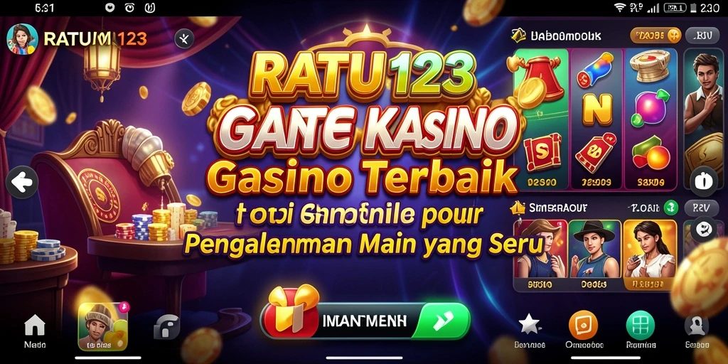 Screenshot gameplay Kasino yang penuh aksi dan seru di RATU123.