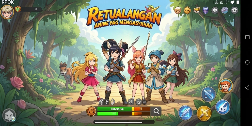 Tampilan gameplay RPOK yang seru dan interaktif.