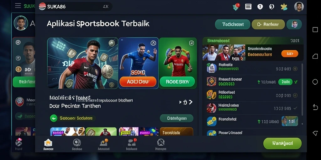 Tampilan menarik dari gameplay SUKA86 dalam taruhan olahraga.