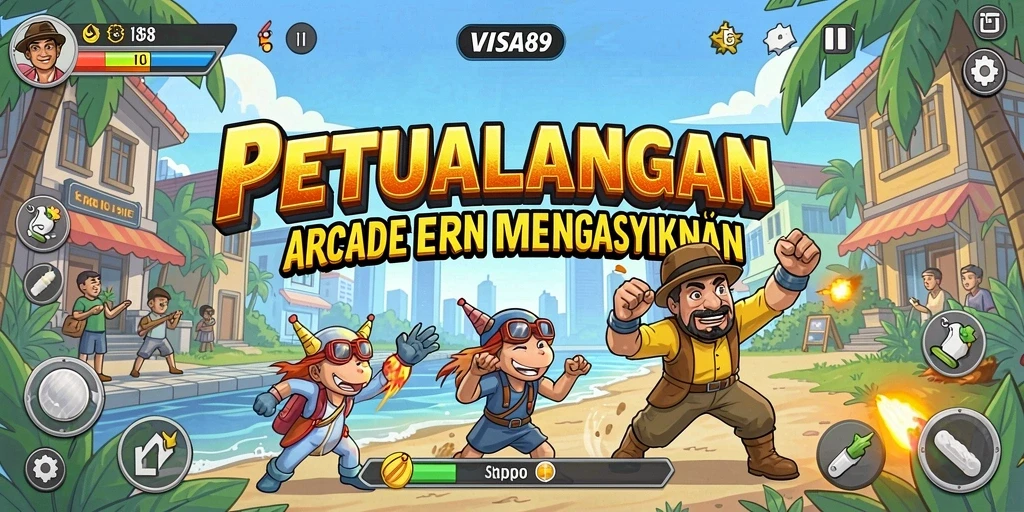Tampilan gameplay dari <strong>VISA89</strong> yang berwarna dan menarik.